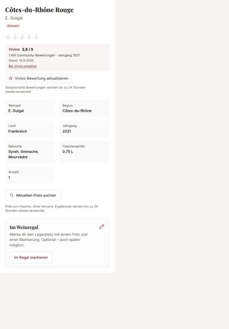 Profi-Wissen zu jeder Flasche